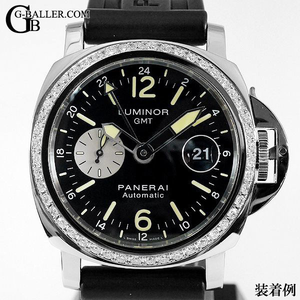 パネライ ルミノール GMT PAM00088用 ダイヤモンドベゼル 新品未使用 G-BALLERの画像4