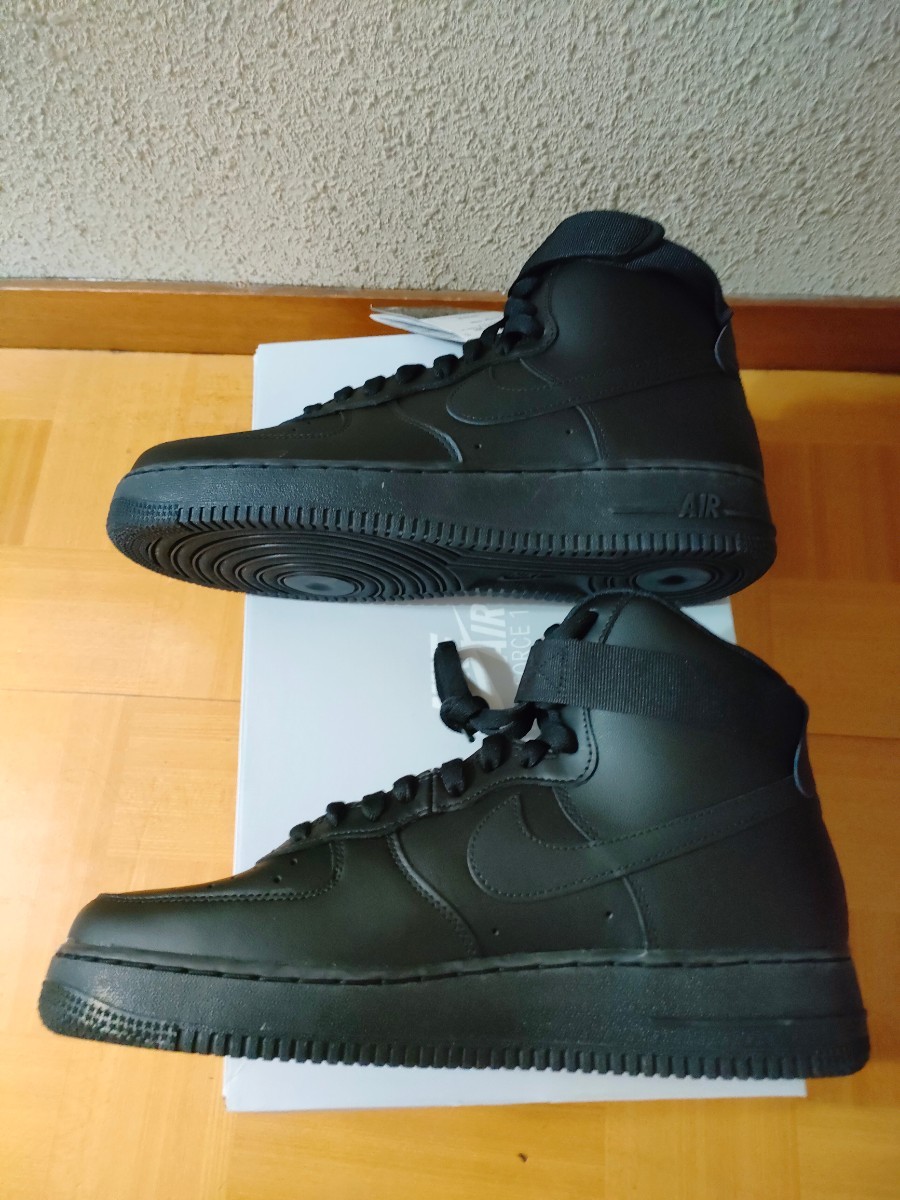 Nike Air Force 1 High 07 Triple Blackナイキ エアフォース1 ハイ 07 トリプル ブラック 28.5cm  新品未使用品