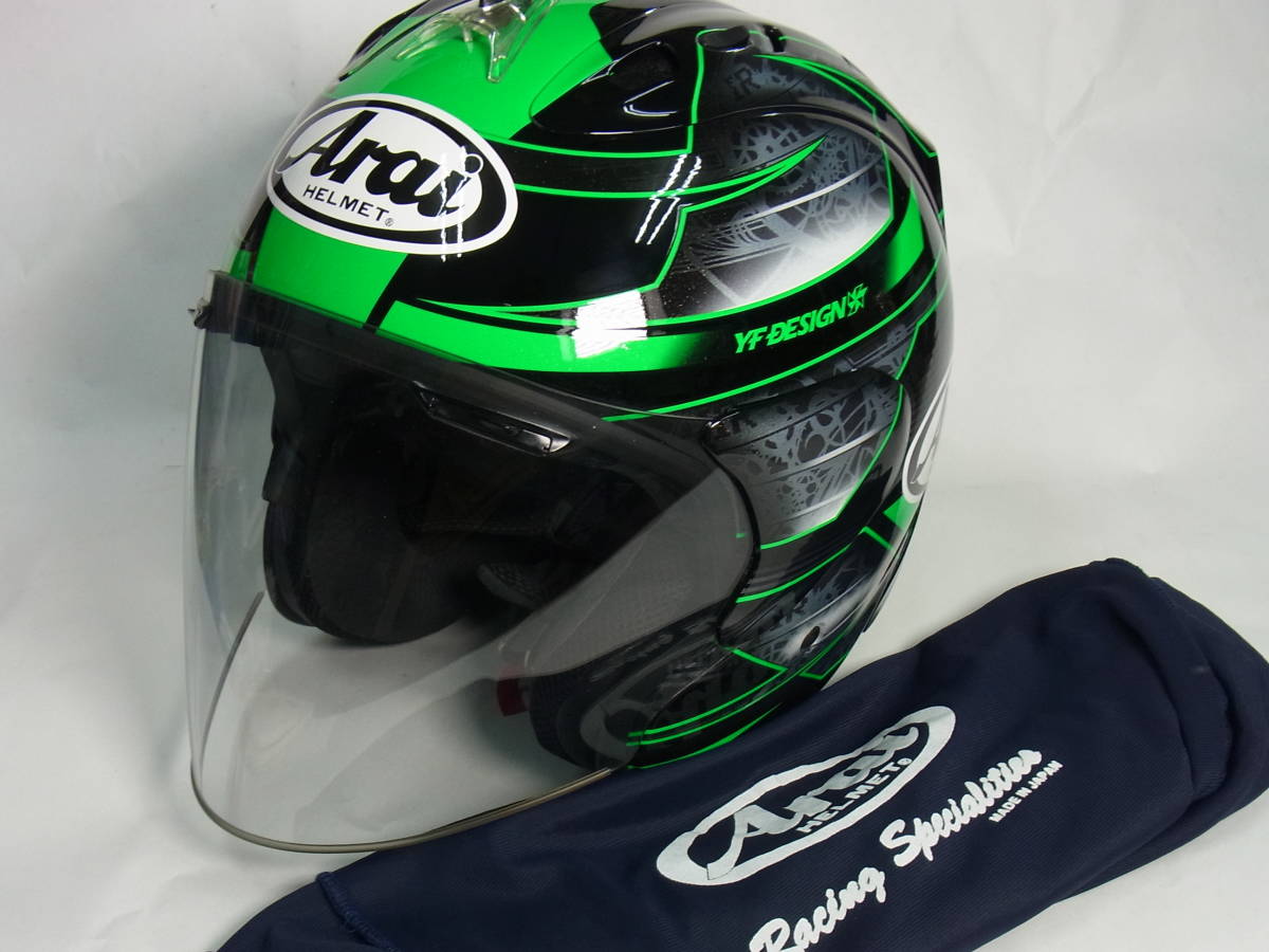 希少 絶版 超美品 未使用? Arai SZ-RAM4 YF DESIGN アライ ラム 57-58
