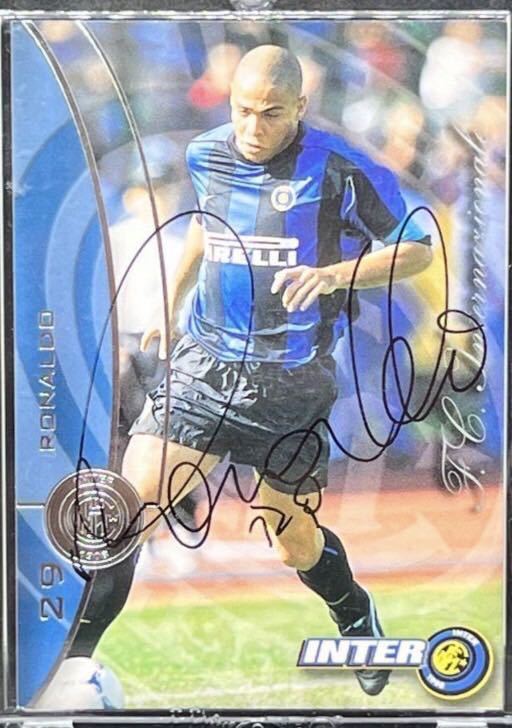 サインカード Ronaldo ロナウド 2000 DS Inter インテル 直書き