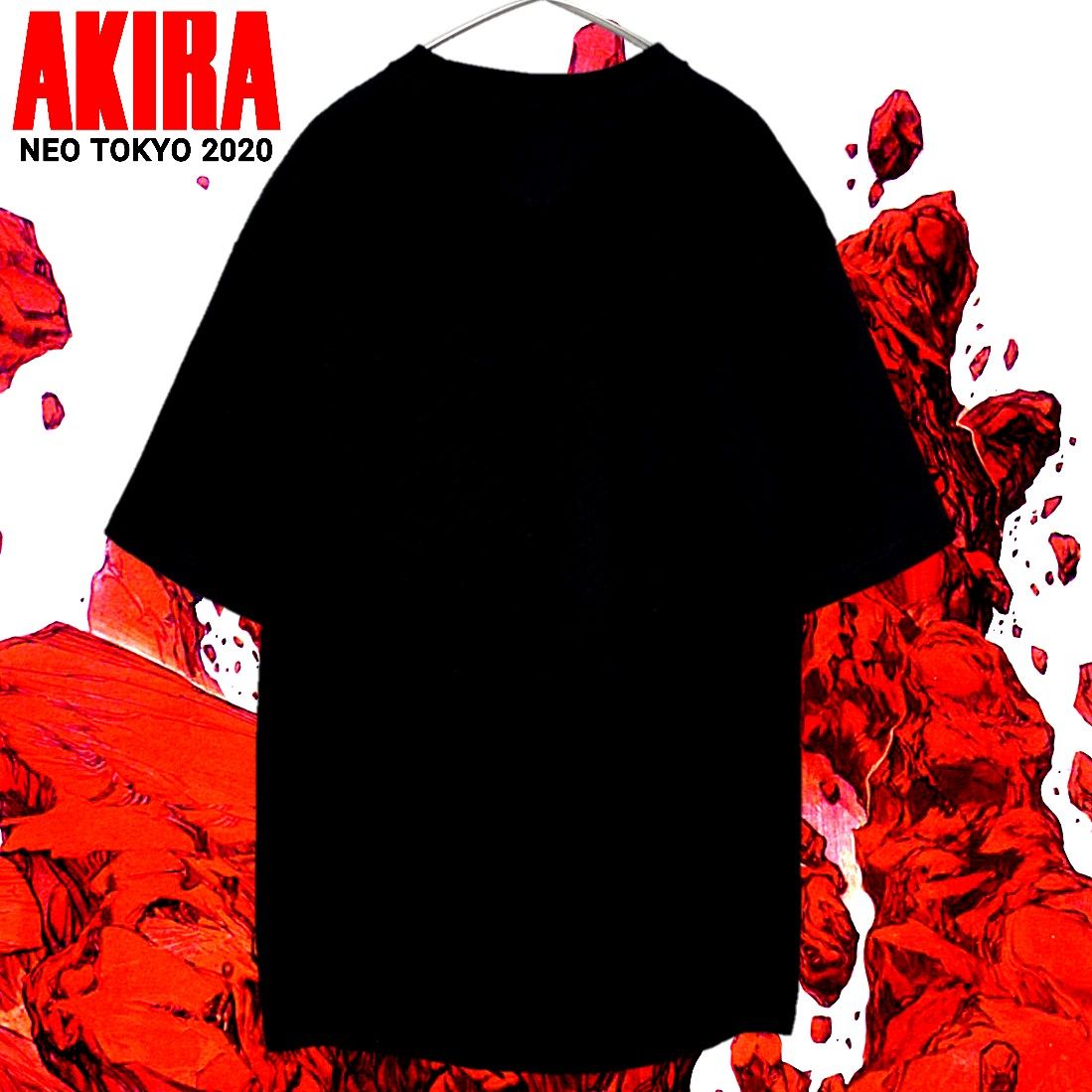 【新品】AKIRA 金田ビックプリントTシャツ黒