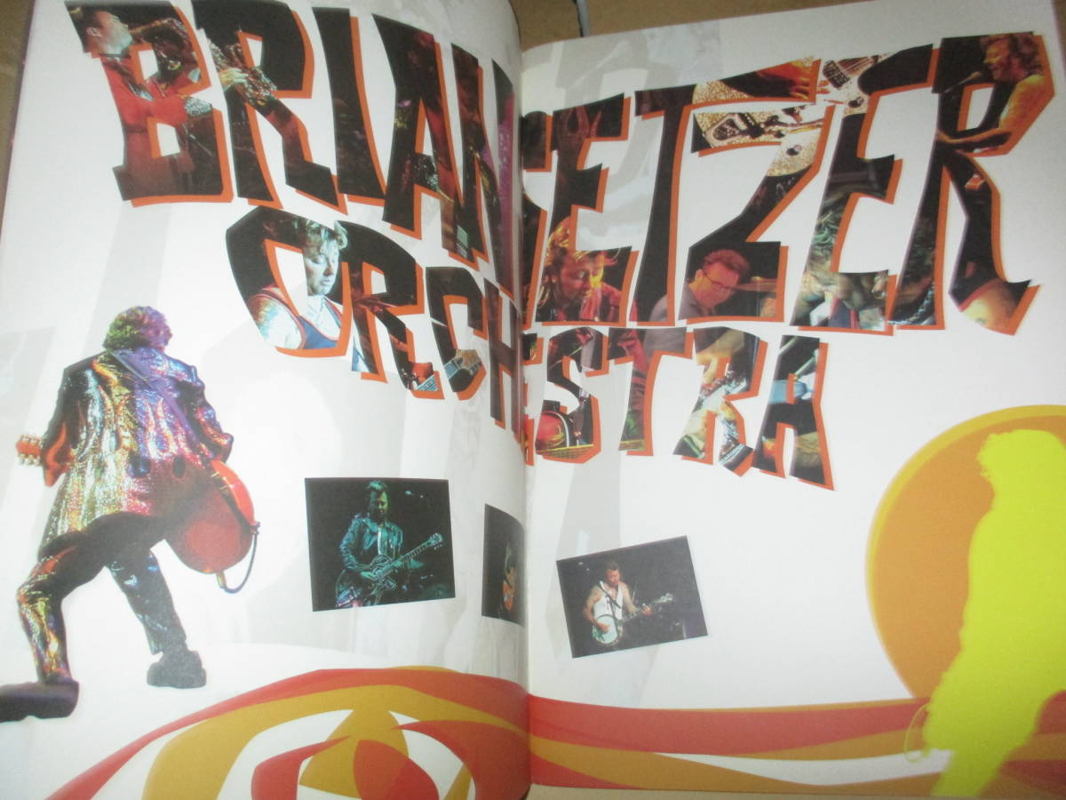 ツアー・パンフレット ブライアン・セッツァー Brian Setzer JAPAN TOUR 2002年 ストレイ・キャッツ Stray Catsの画像10