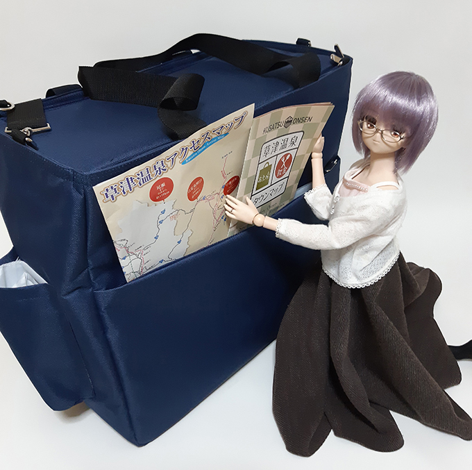 【在庫あり】 ドール専用『一緒におでかけバッグ Ver.2』(カラー:ネイビー) その他