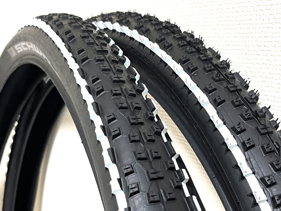 素敵な 【送料無料】Schwalbe Rapid ブラック×ホワイト新品2本セット