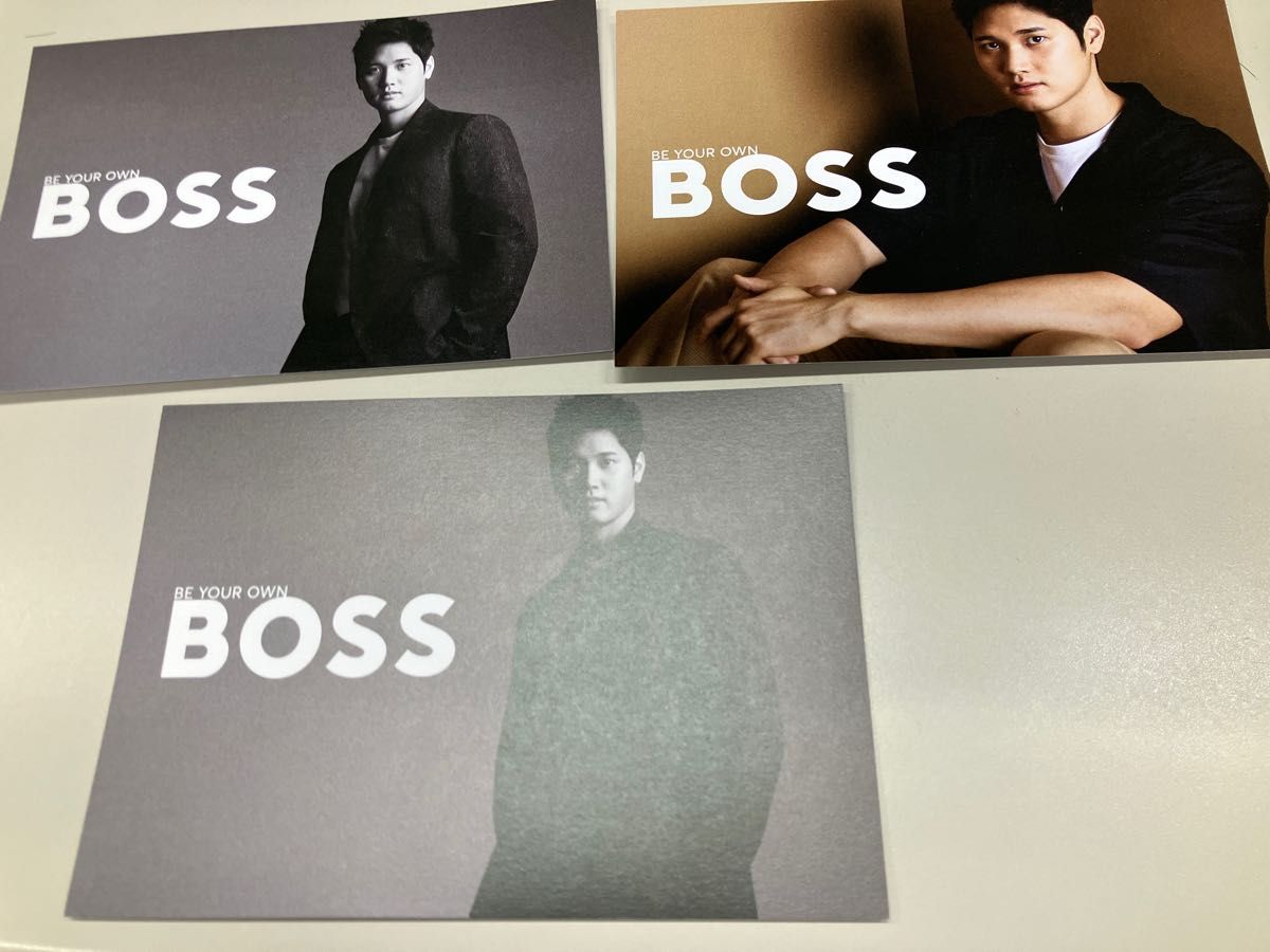 【非売品】BOSS HUGOBOSS 大谷翔平選手　ポストカード