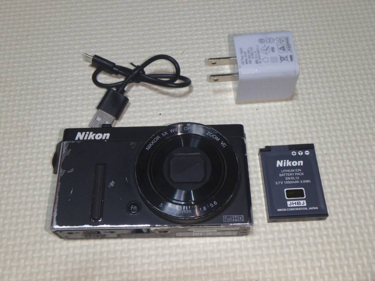 送料無料 NIKON COOLPIX P340 デジタルカメラ 難あり