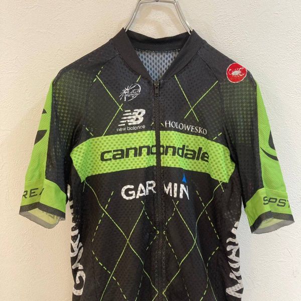 ◆お洒落な逸品◆CASTELLI/カステリ 半袖 サイクルジャージ サイクルシャツ ロードバイク ブラック 黒 メンズ S ON3203の画像2