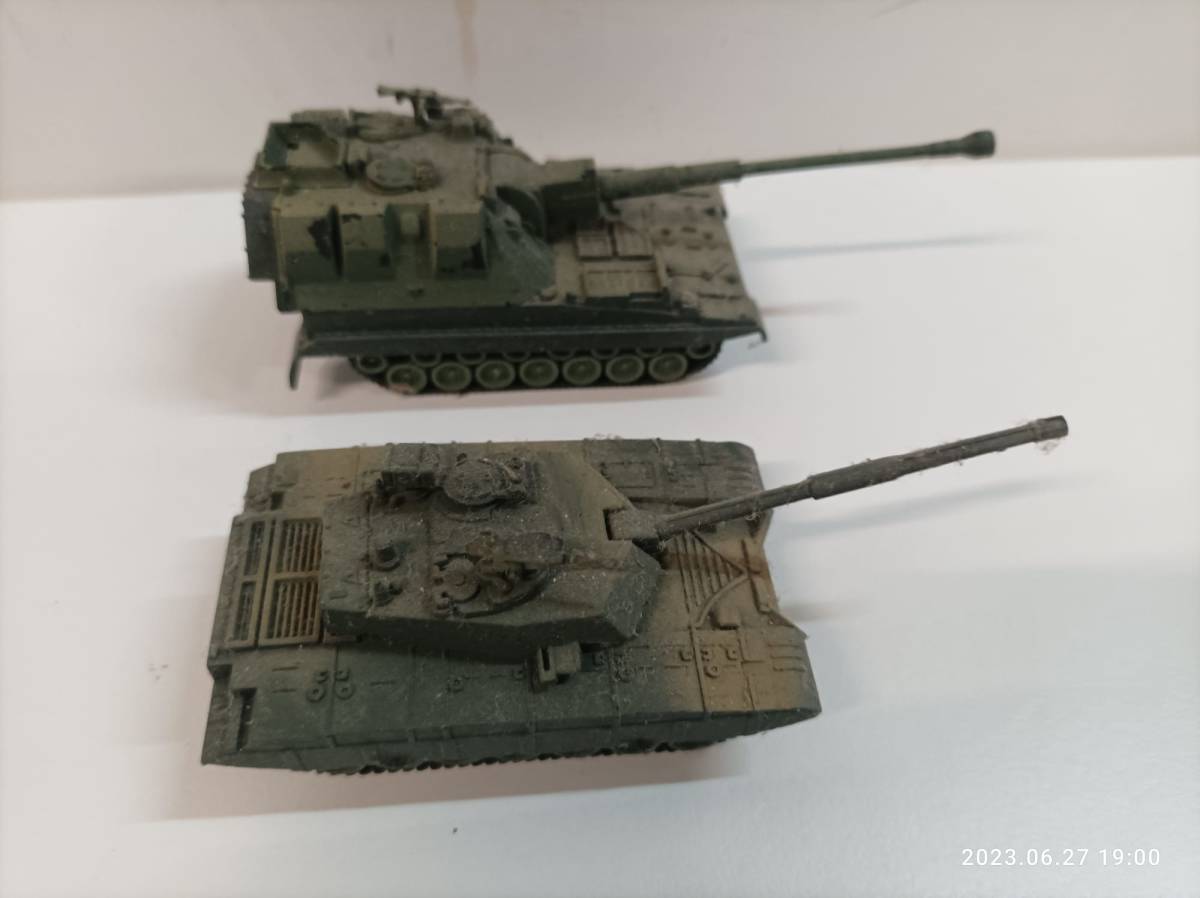 230628)880) 4Dモデルキット 中国解放軍陸軍 1/72 08式歩兵戦闘車 おまけ付 (98式戦車＋AS-90自走砲) 組立済_画像6