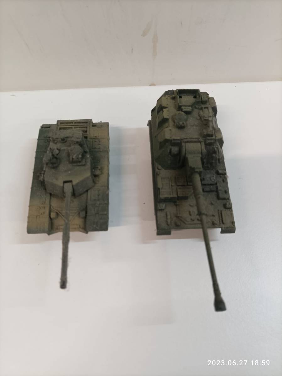 230628)880) 4Dモデルキット 中国解放軍陸軍 1/72 08式歩兵戦闘車 おまけ付 (98式戦車＋AS-90自走砲) 組立済_画像7