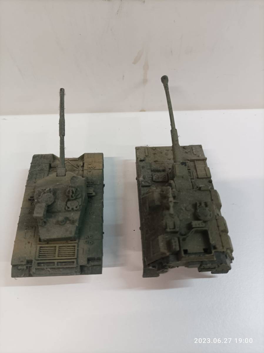 230628)880) 4Dモデルキット 中国解放軍陸軍 1/72 08式歩兵戦闘車 おまけ付 (98式戦車＋AS-90自走砲) 組立済_画像8