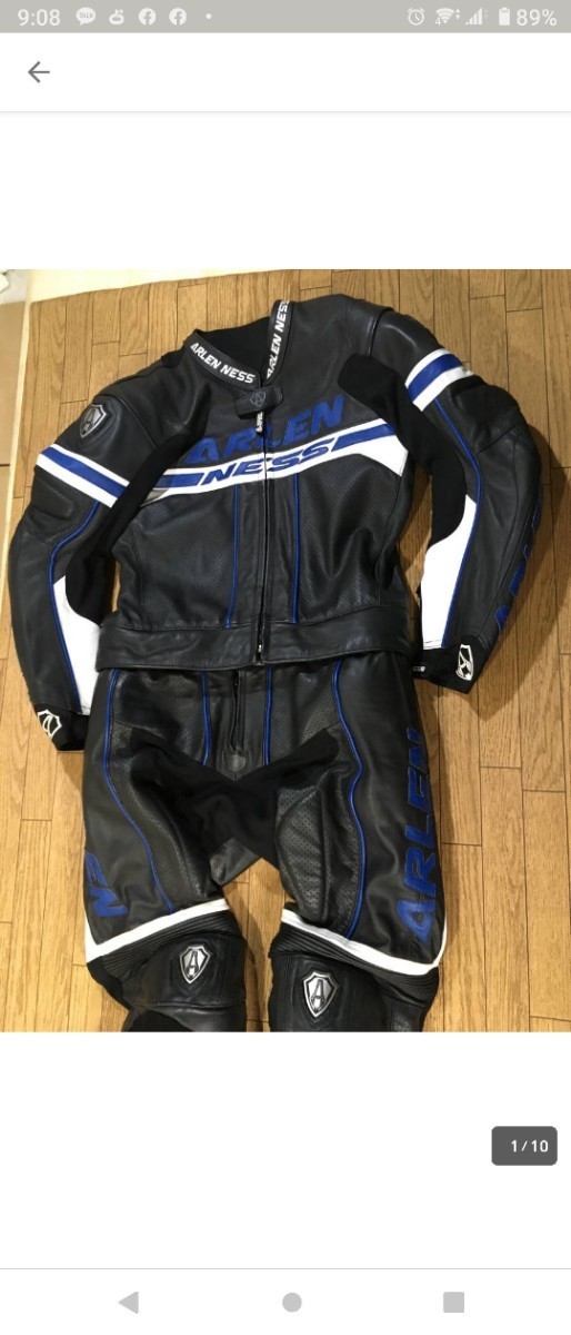 アレンネス レーシングスーツ セパレートタイプ 革ツナギ LWサイズ