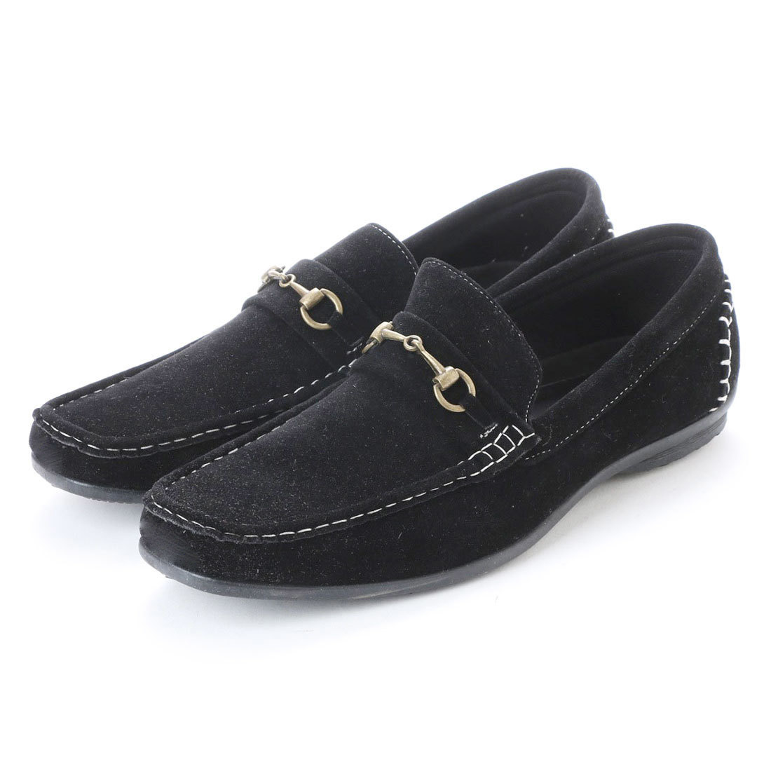 [ outlet ] moccasin shoes black 25.5cm black 15109