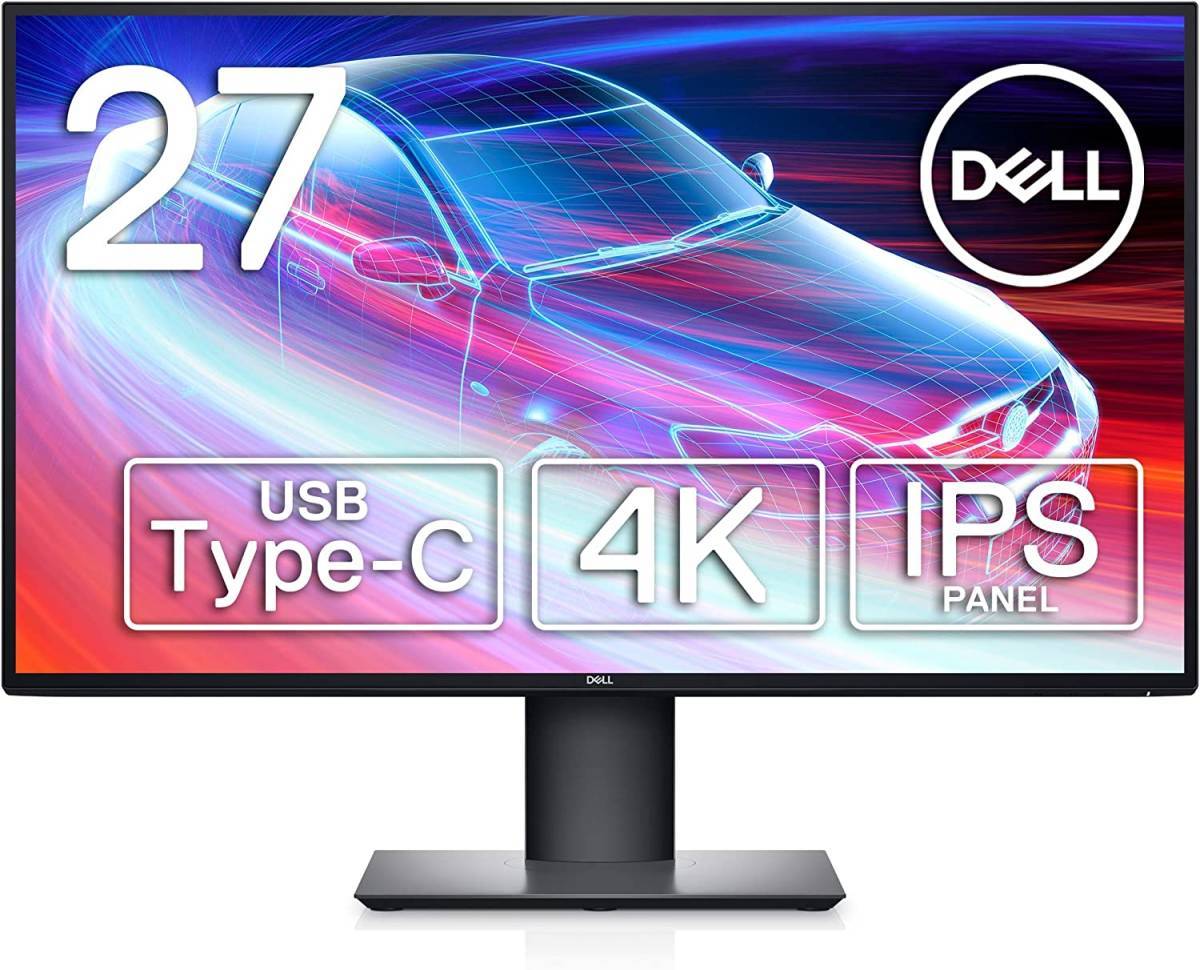 //Dell U2720QM 27インチ 4Kモニター(3年間無輝点交換保証/IPS非光沢/USB Type-C・DP・HDMI/縦横回転・高さ調整/DCI-P3 /VESA Display)//_画像1