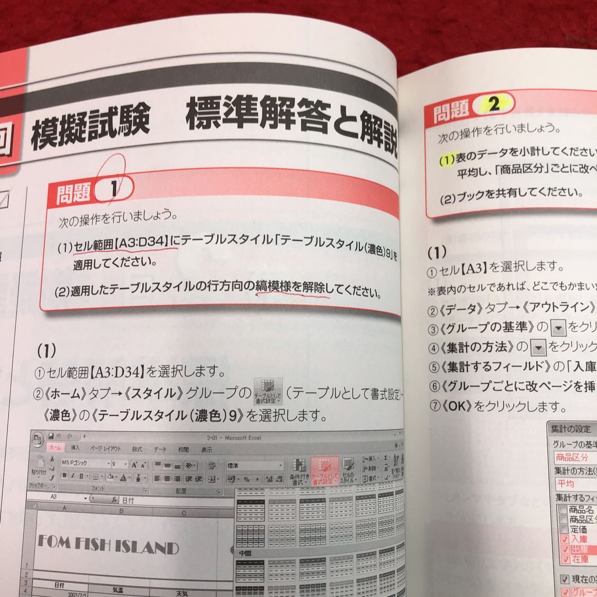 S6i-033 good understand master MCAS Excel 2007 complete master Ⅱ official recognition text appendix attaching 2010 year 2 month 3 day no. 3 version no. 6. issue FOM publish reference book finding employment 