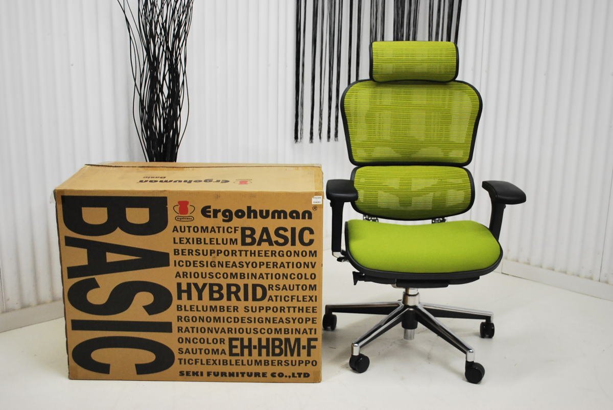 outlet товар ограничен бесплатная доставка Ergohuman Basic L gohyu- man Basic офис стул -B товар GR сетка в коробке EH-HBM-F KMD-34
