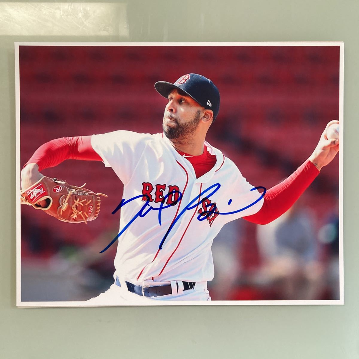 デビッド・プライス直筆サイン入り超大型写真…David Price…18_画像3