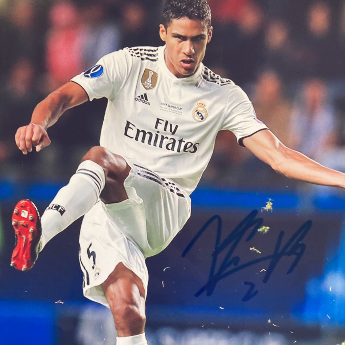 ラファエル・ヴァラン直筆サイン入り超大型写真…Raphal Varane…元フランス代表サッカー選手…23_画像2