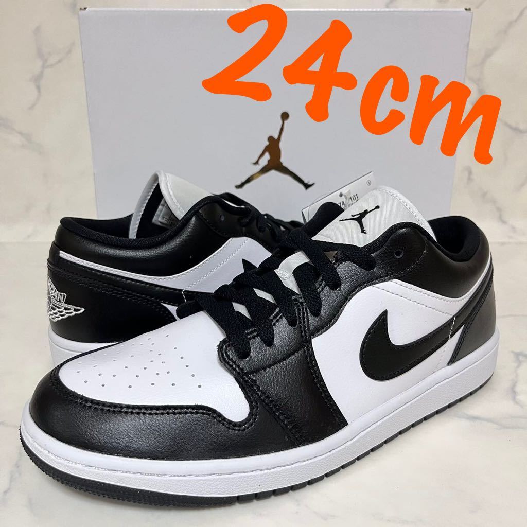 ☆送料無料☆【新品】24cm Nike WMNS Air Jordan 1 Low White/Black