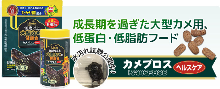 キョーリン カメプロス ヘルスケア 560ｇｘ3袋（1袋1,450円) 超大粒浮上性 管理80の画像2