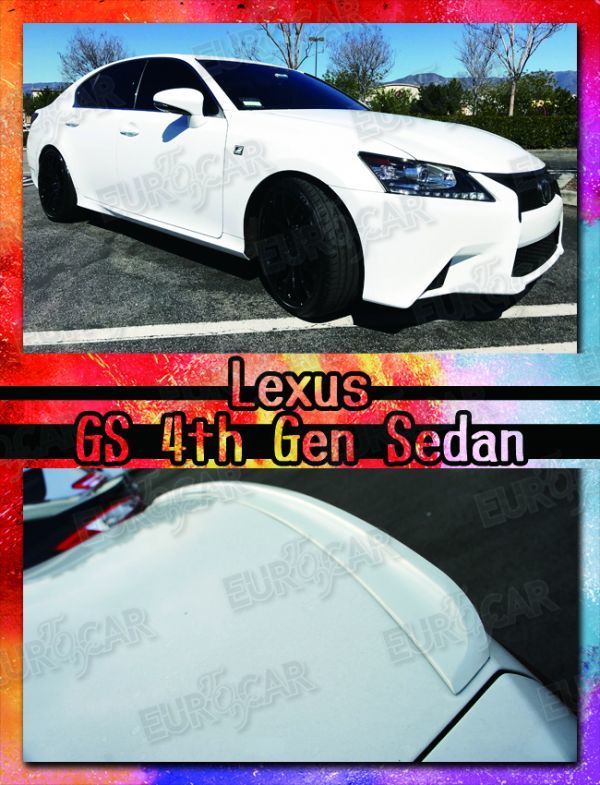 レクサス GS L1型 リア トランクスポイラー 各純正色塗装 PVC_画像1