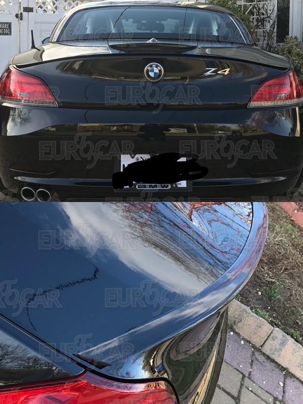 【EXTREME SPOILER】BMW Z4 2代目 E89 リアトランクスポイラー 未塗装 素地 PVC 実際装着写真あり 2009+_画像1