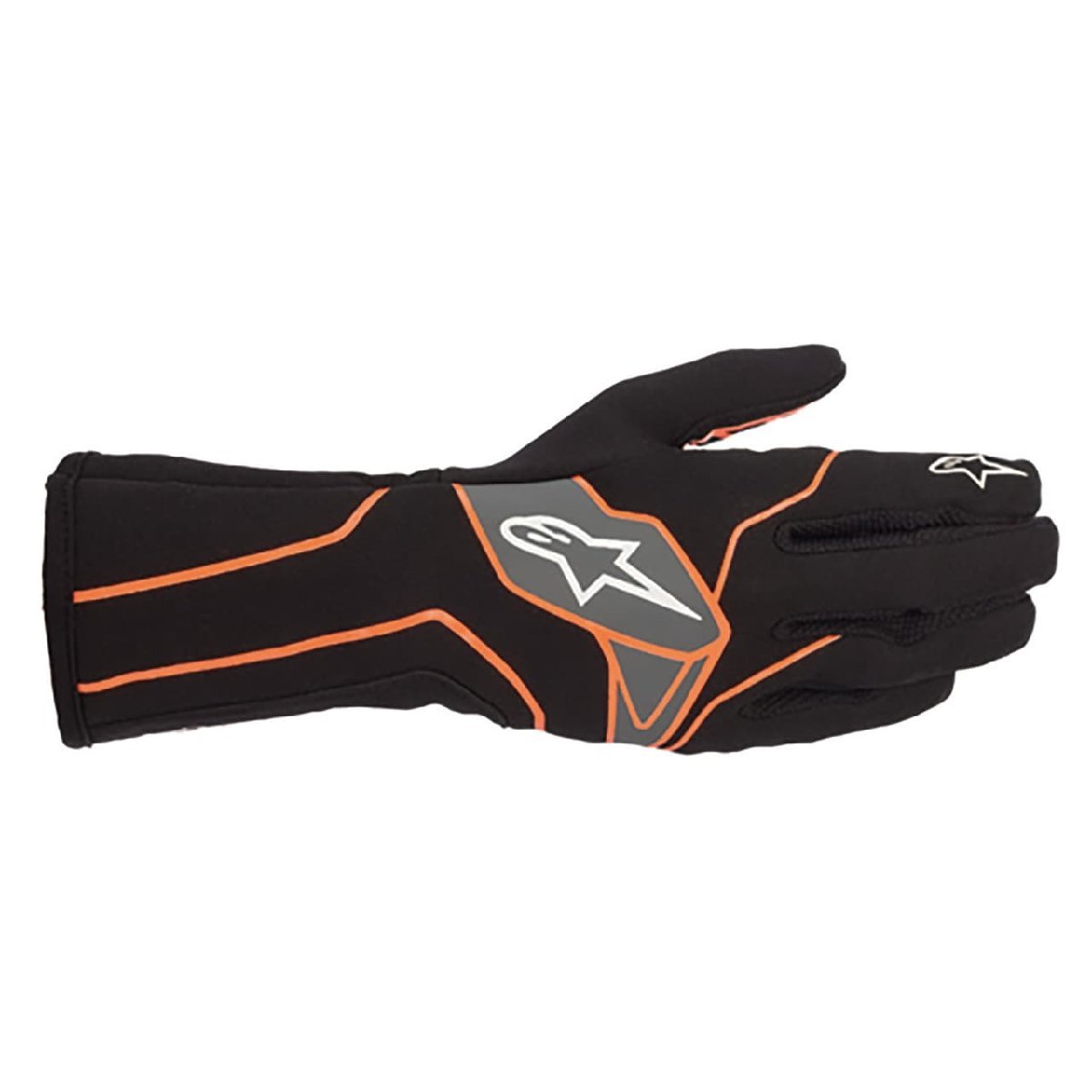 alpinestars( Alpine Stars ) Cart перчатка TECH-1 K v2 GLOVES L размер 156 BLACK ORANGE FLUO