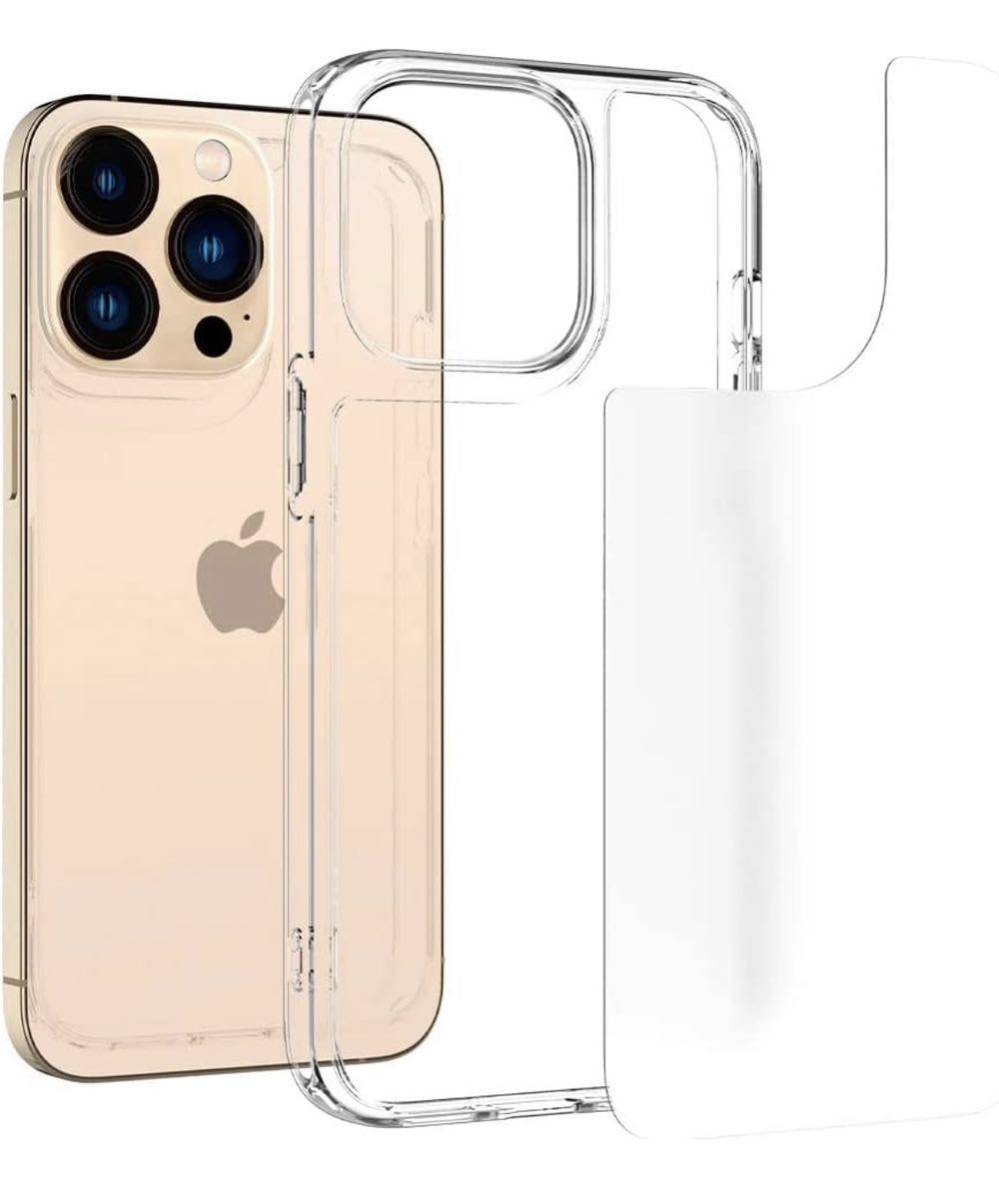 508t1637☆ Spigen iPhone13Proケース 半透明 ガラス ストラップホール付き 衝撃吸収 米軍MIL規格取得 9H 背面強化ガラス 薄型 黄変抑制_画像5