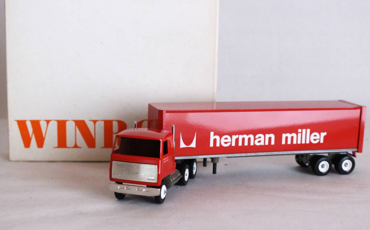 送料無料 美品 箱入 未使用 ■ 初期ロゴ ハーマンミラー トレーラー トラック herman Miller Eames WINROSS ウィンロス イームズ