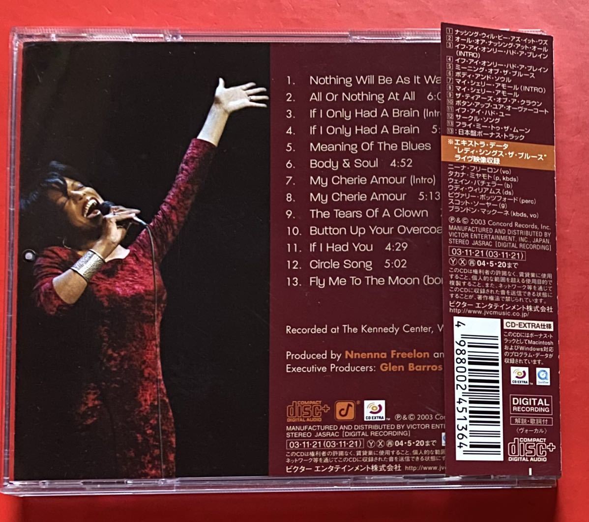 【CD】ニーナ・フリーロン「Live」Nnenna Freelon 国内盤 [03260401]_画像2