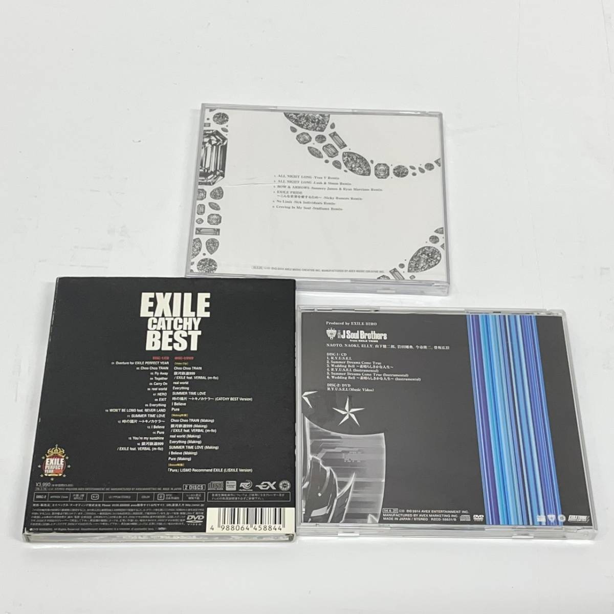 送料無料h49733 EXILE 三代目JSoulBrothers CD CATCHY BEST REMIX R.Y.U.S.E.I. まとめ シングル アルバム_画像2