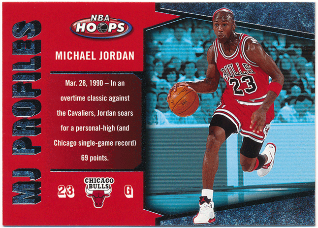 Michael Jordan NBA 2005-06 Fleer Hoops MJ Profiles MJ-21 マイケル