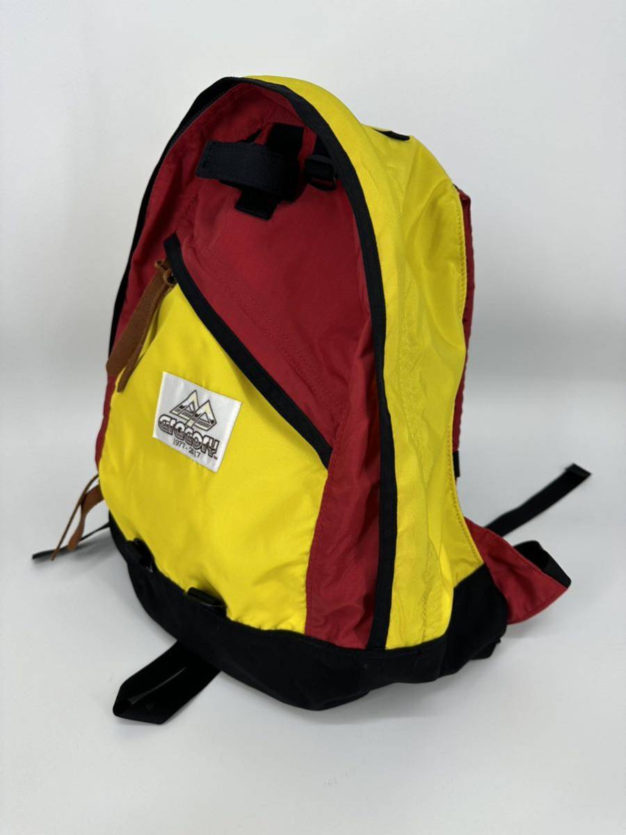 希少/美品 40周年 復刻モデル/GREGORY /CLASSIC DAY PAC /グレゴリー クラシック デイパック 赤 黄色 リュック バッグ バックパック