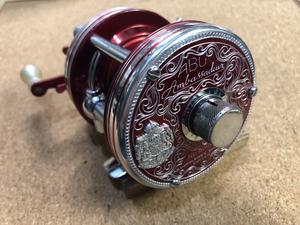 ABU Ambassadeur 5000 アブガルシア アンバサダー オールド OLD 彫金