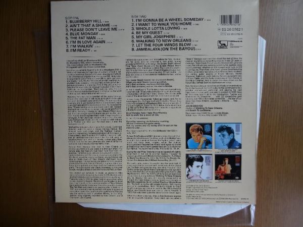 [LP] ファッツ・ドミノ 「Fats Domino / The Best Of Fats Domino 」　50's ロックンロール_画像2