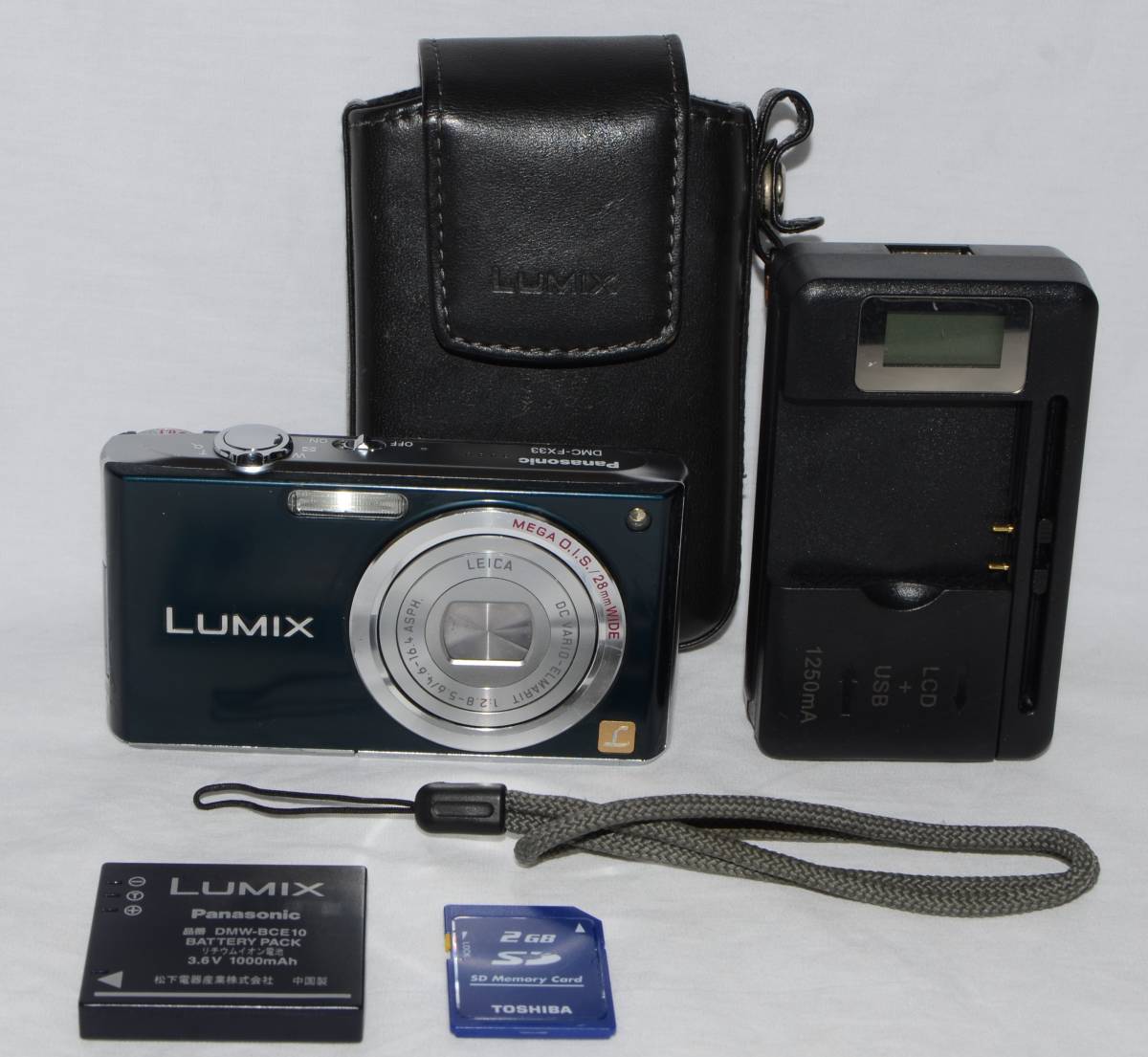 Panasonic LUMIX DMC-FX33 コスモブルー (動作確認済)