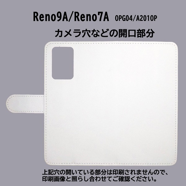 OPPO Reno9 A a301op/CPH2523　スマホケース 手帳型 プリントケース 花 花柄 おしゃれ_画像3
