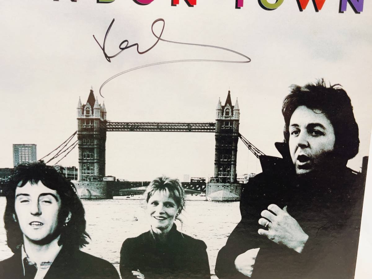  last price cut!* paul (pole) * McCartney with autograph LP record 