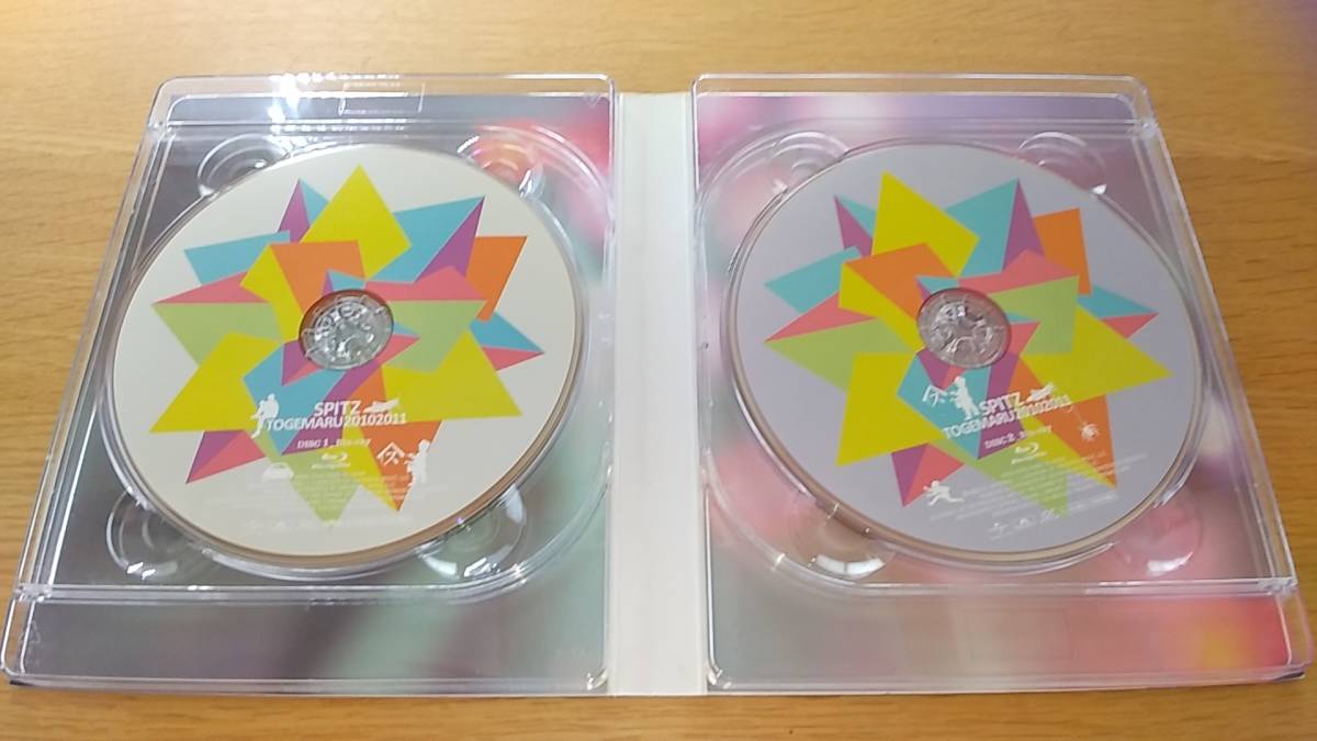 スピッツ　とげまる20102011 初回限定版　4DISCS 2ブルーレイディスク＋2CD 中古品　プラスチックケースの爪部分に破損あり