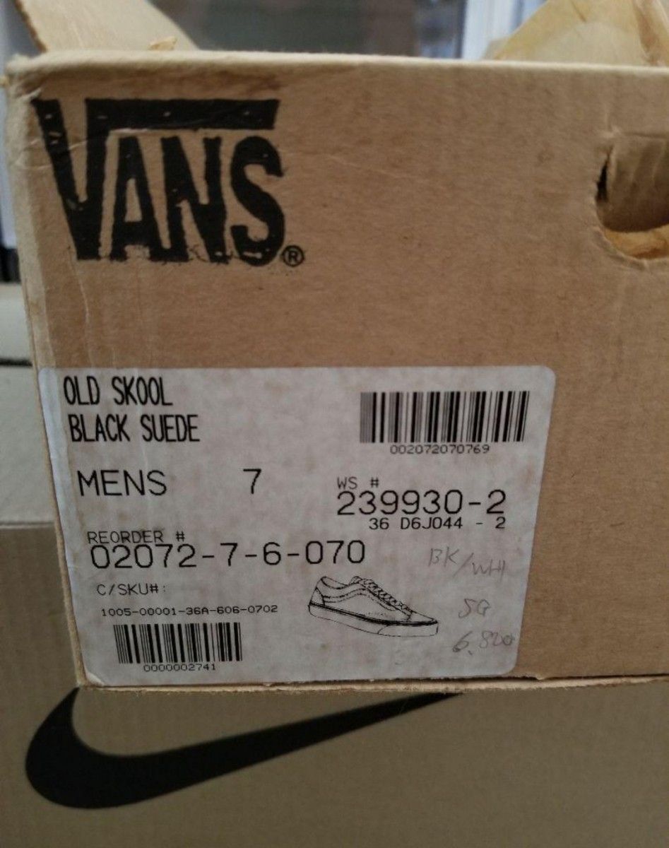 完全デッドストック　VANS バンズ オールドスクール　MADE IN USA　ヴィンテージ　80s 70s OLD