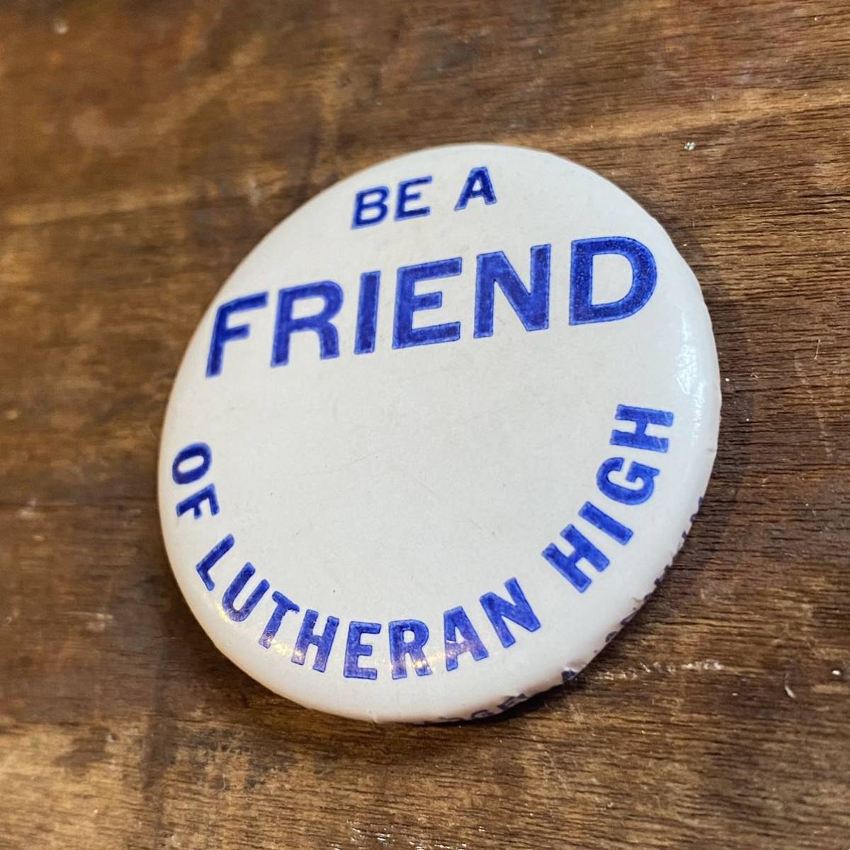 【USA vintage】缶バッジ BE A FRIEND