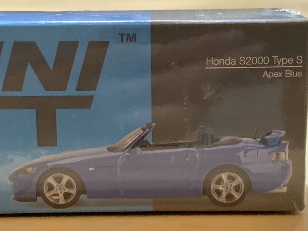 【新品：未開封】miniGT 1/64 ホンダ S2000 (AP2) Type S 右ハンドル [アペックス ブルー]_画像2