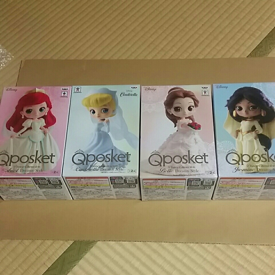 迪士尼Qposket Alice Aurora Ariel Tinker Bell Anna Elsabel Jasmine Crystalux Alice / q posket A顏色共10種 <Br> ディズニー Qposket アリス オーロラ アリエル ティンカーベル アナ エルサ ベル ジャスミン Crystalux アリス/q posket Aカラー　計10種