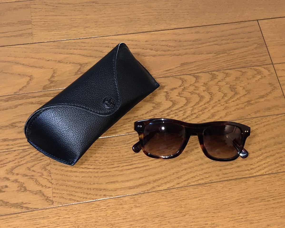 Pretty Green Kendrew プリティーグリーン ケンドリュー サングラス 眼鏡 ベッコウ柄 鼈甲柄 茶 ブラウン Wayfarer oasis リアムギャラガー