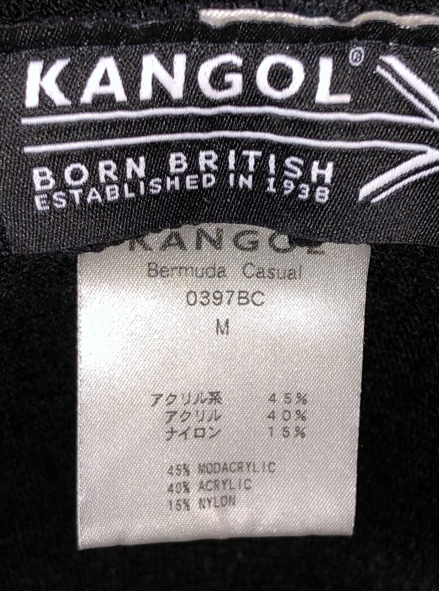  прекрасный товар KANGOL Bermuda Casual 0397BC M Kangol ba Mu da casual me Toro шляпа панама bell шляпа черный чёрный для мужчин и женщин 