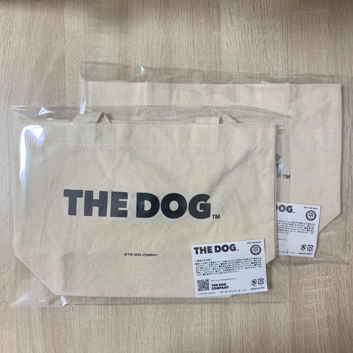 THE DOG ミニトートバッグ 2枚 新品未使用