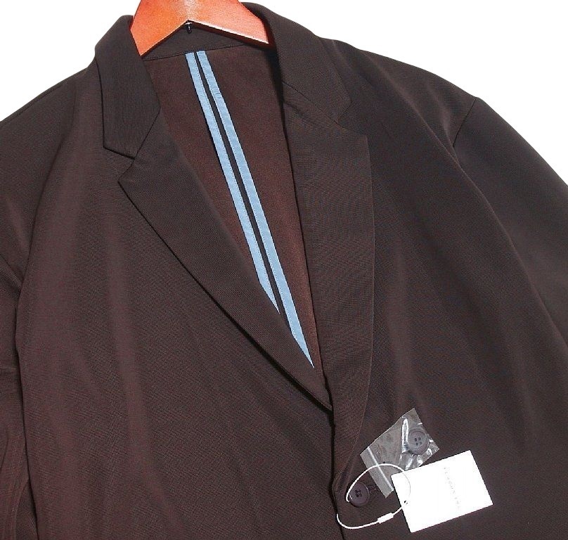  новый товар!! Takeo Kikuchi SHOP TK 2B soft tailored jacket Brown 05 (3L) * мужской casual стрейч прекрасный глянец ....XXL