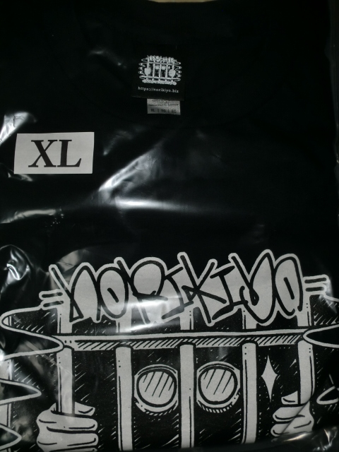 未開封品 NORIKIYO x RACK1nk ´behind bars´ T-shirt [BLACK] SD Junksta