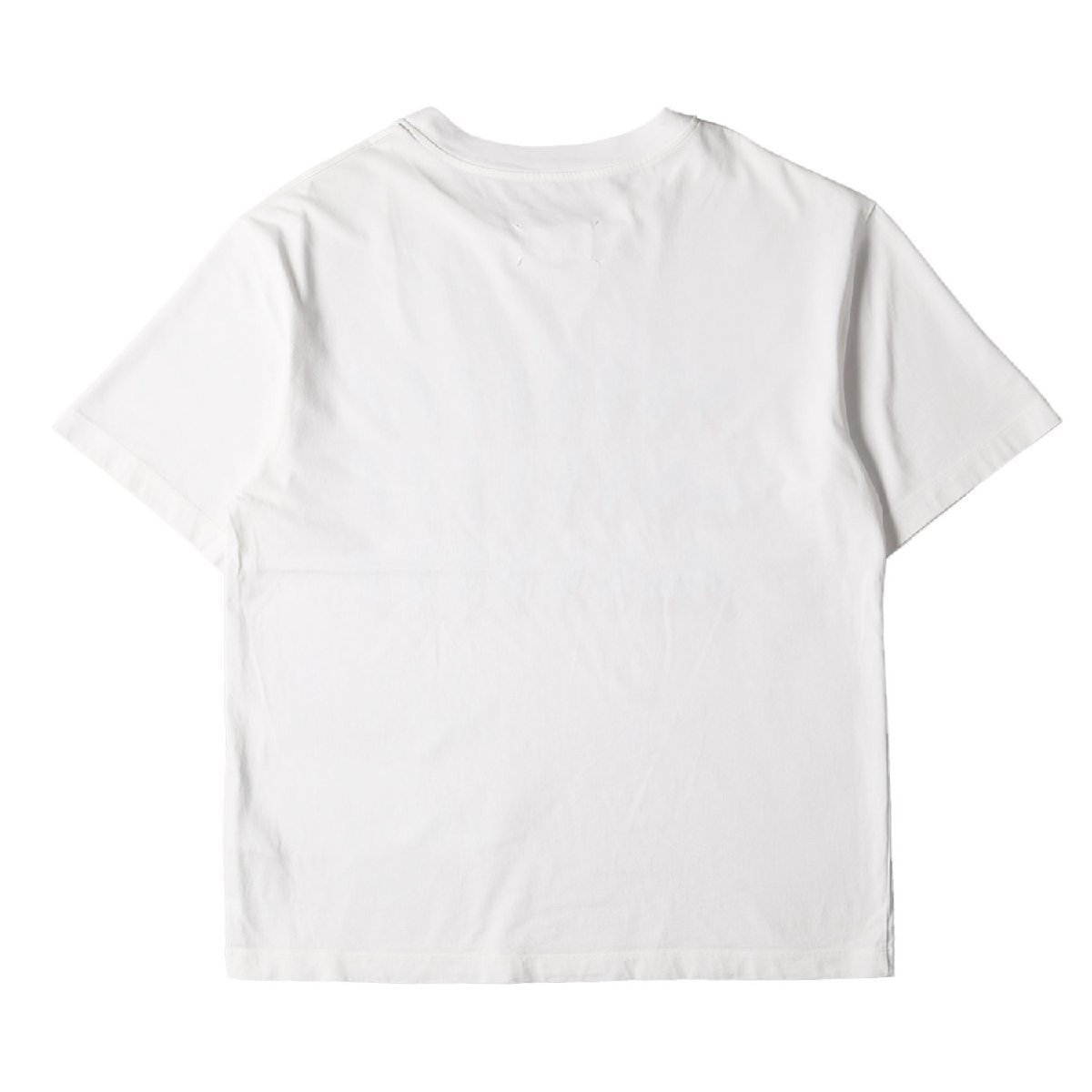 Maison Martin Margiela メゾンマルタンマルジェラ Tシャツ サイズ：40 21SS テープカレンダータグ ロゴグラフィック Tシャツ ホワイト_画像2