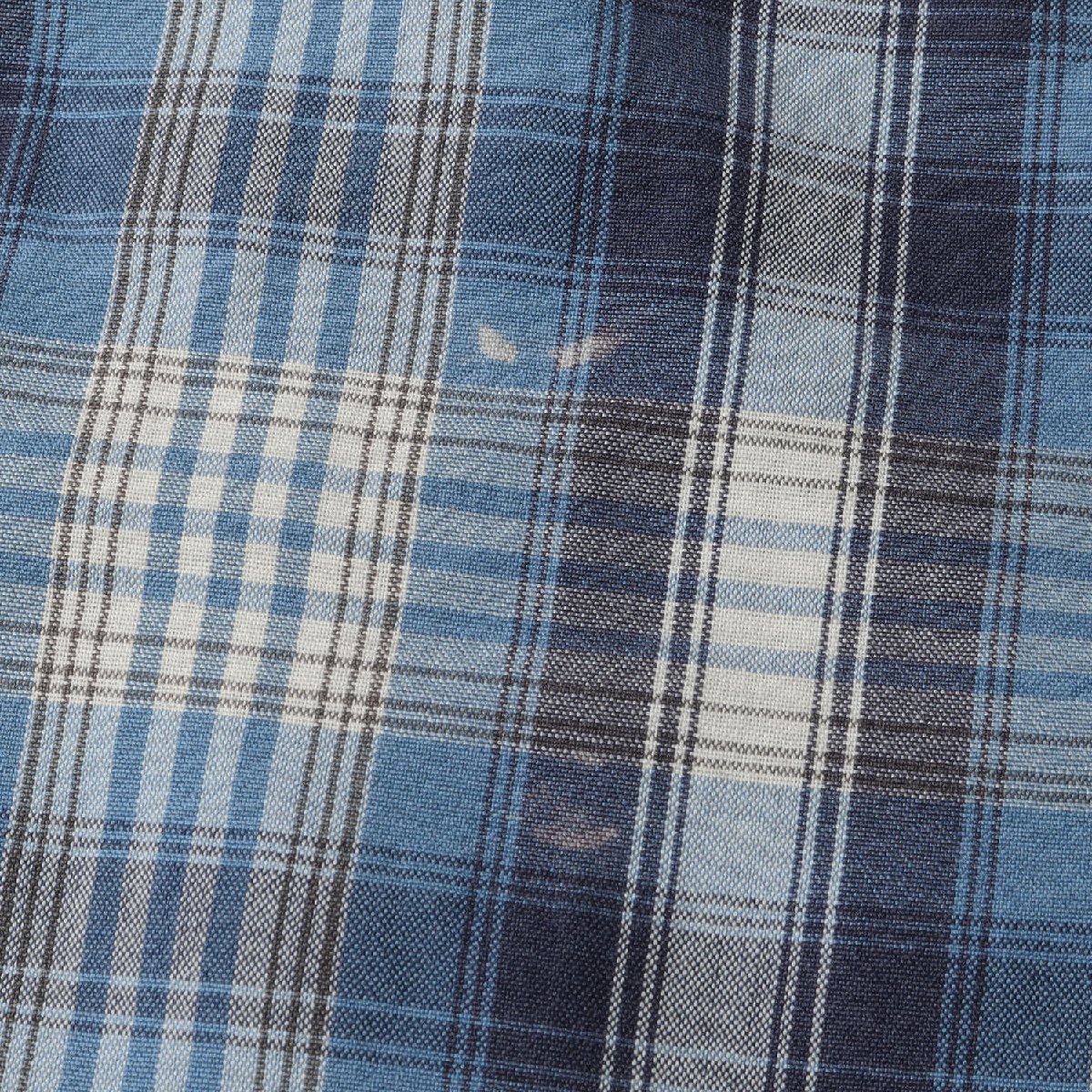 POLO JEANS CO. ポロ ジーンズ カンパニー 90s チェック 半袖 ボタンシャツ 90年代 オールドラルフローレン ビッグサイズ ライトブルー M_画像7