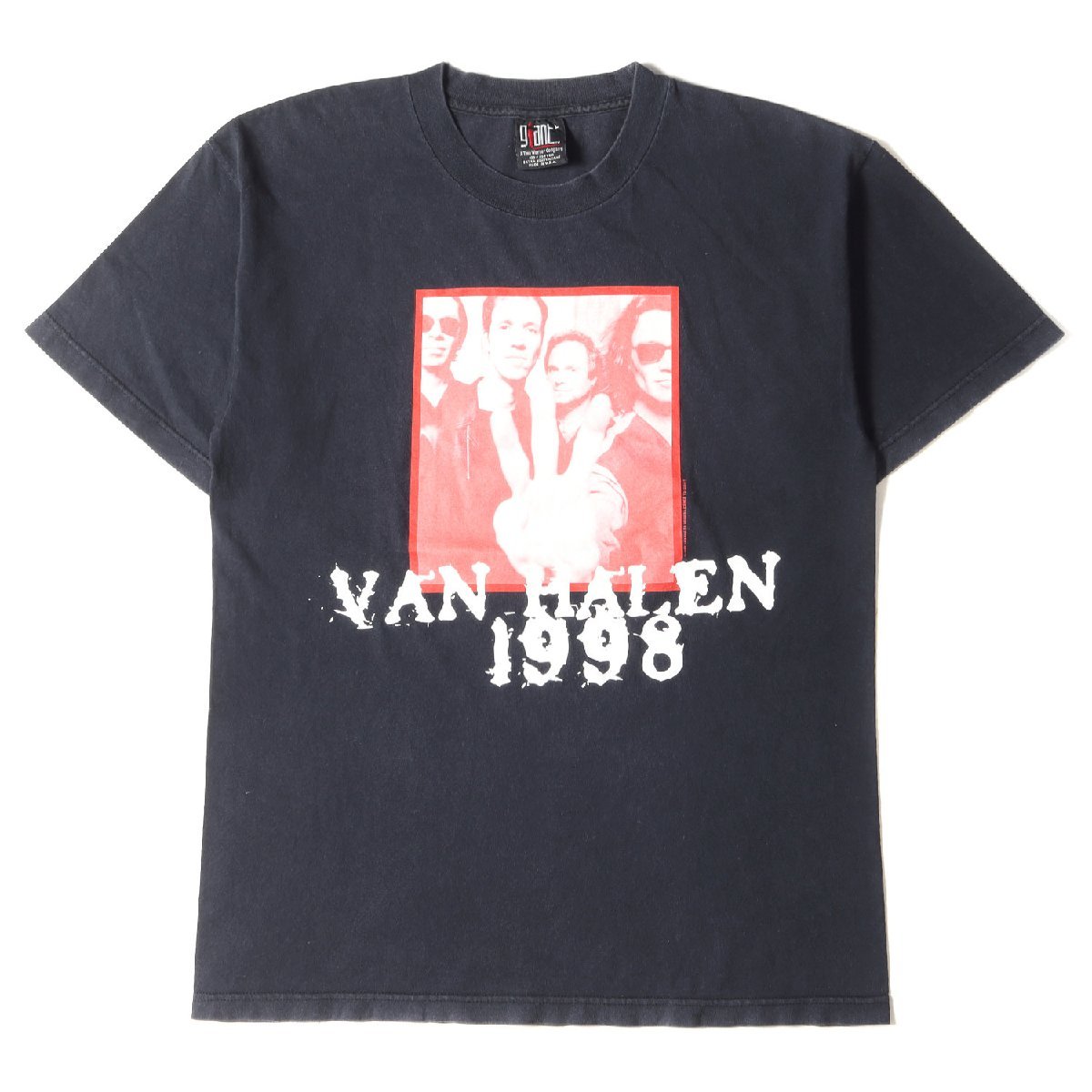 Vintage Rock Item ヴィンテージロックアイテム Tシャツ サイズ:L 90s Van Halen WORLD TOUR 1998 giantボディ プリント 半袖 トップス